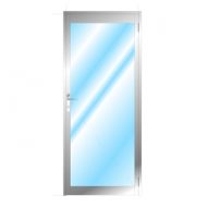 Aluminium Opening Door Without Midrail Glazed LH